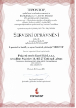 Certifikáty a osvědčení 